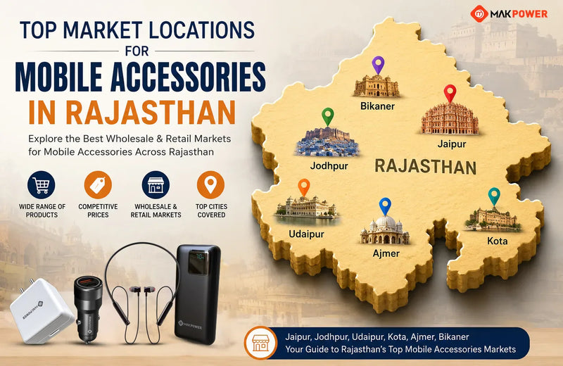 Top Market Locations for Mobile Accessories in Rajasthan