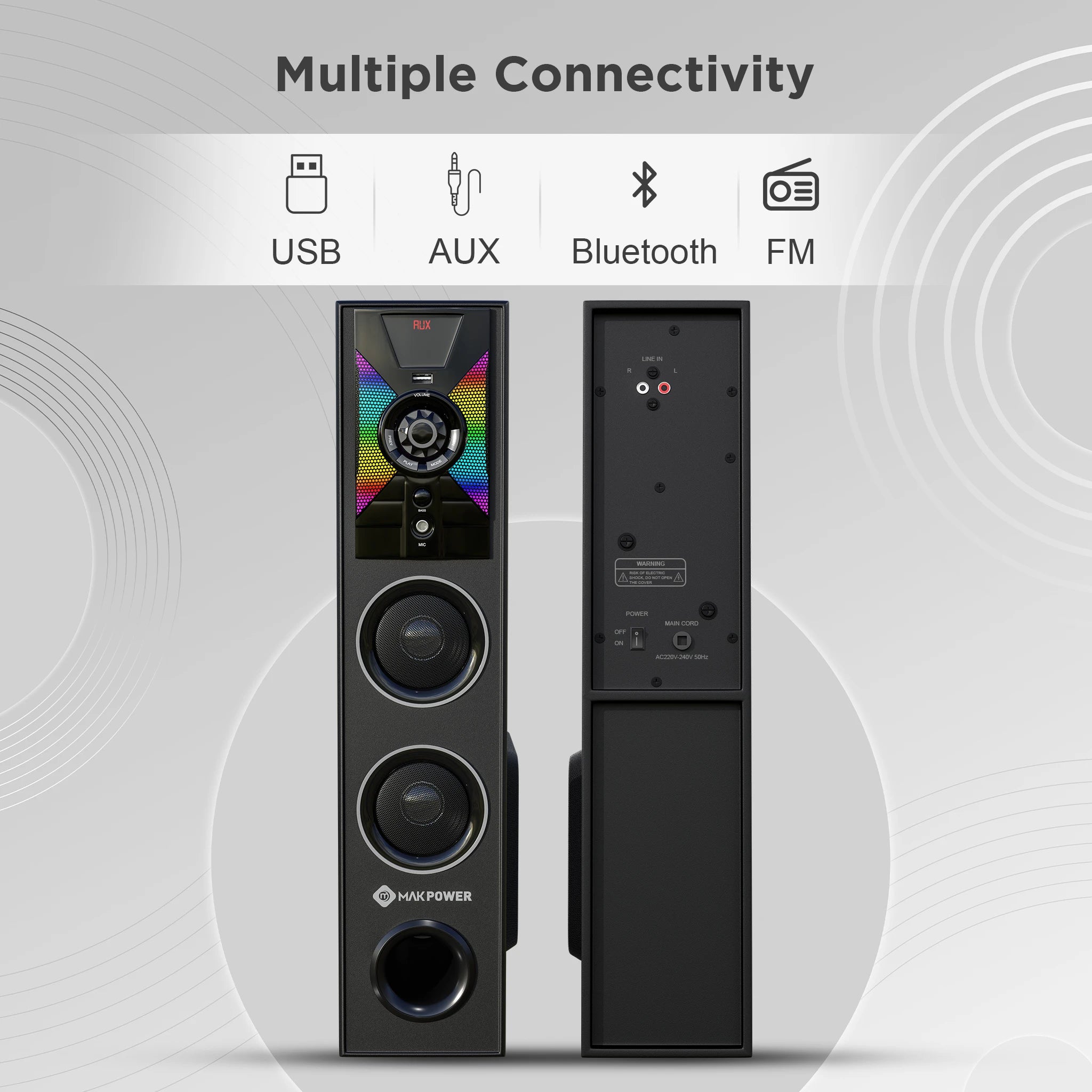 Best 60W  Bluetooth Tower Speaker