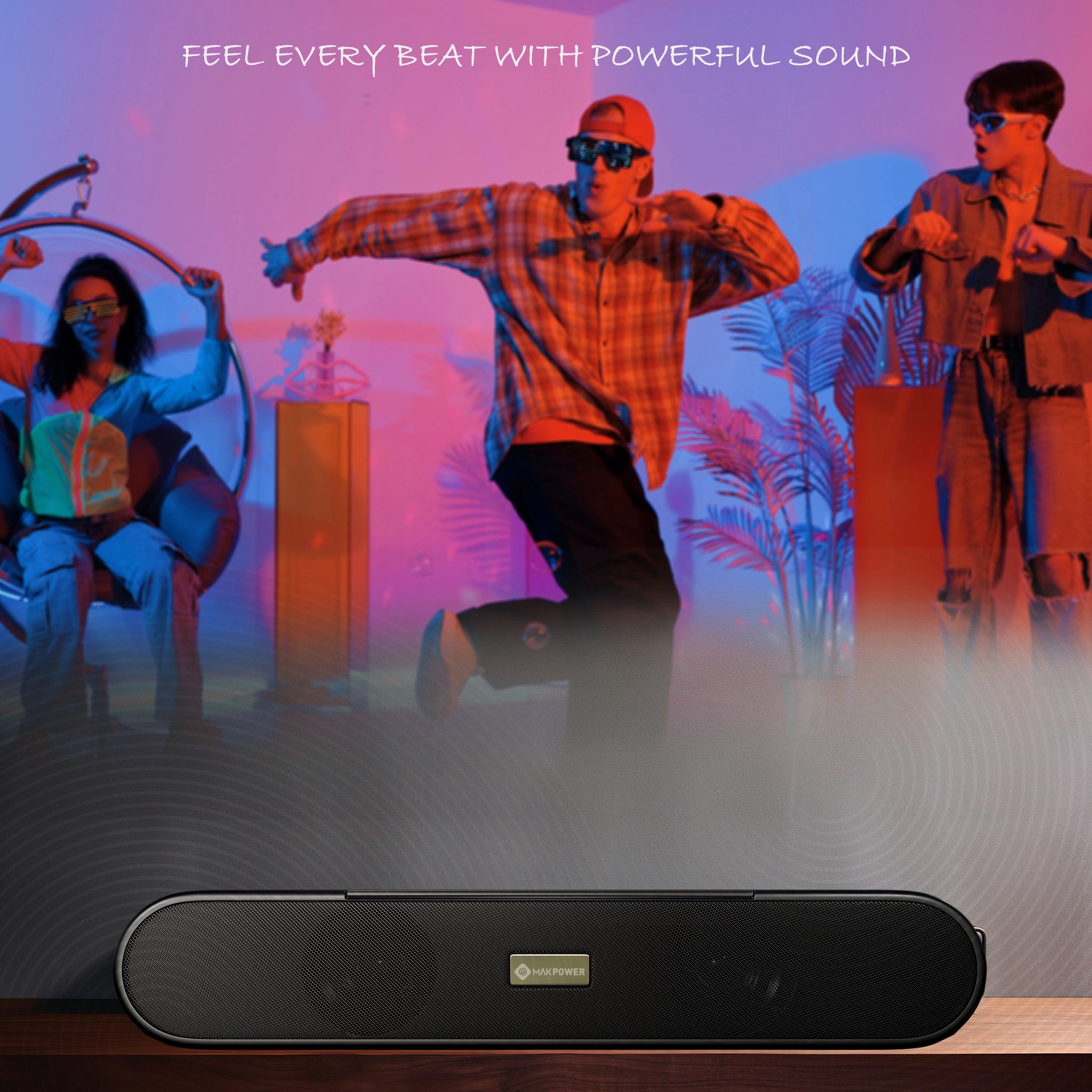 Buy MakPower Music Pop 10W Compact Speaker Black