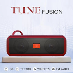 Buy MakPower Tune Fusion 20W Bluetooth Portable Speaker with wide comaptibility_red