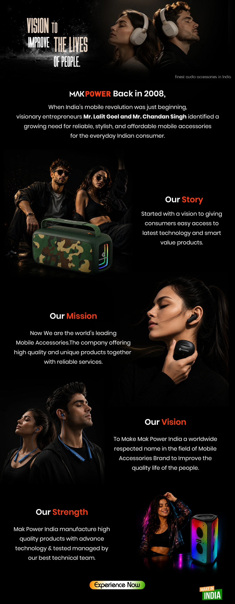 MAK POWER Mobile Accessories India - About Us