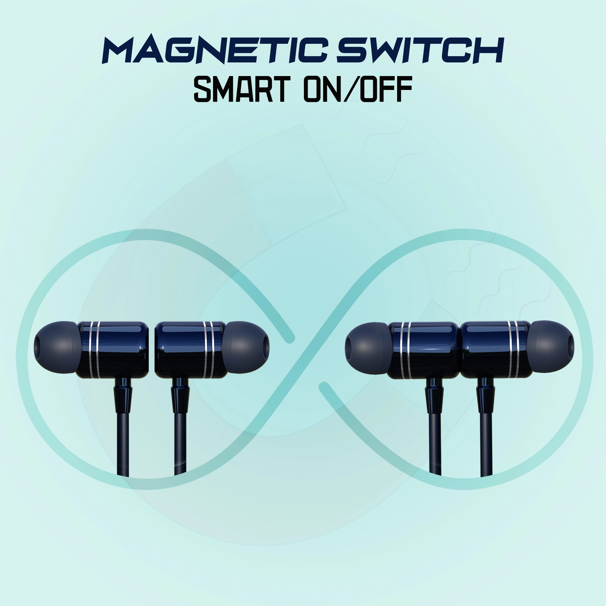 MakPower Bass Player 265 blue with magnetic smart switch