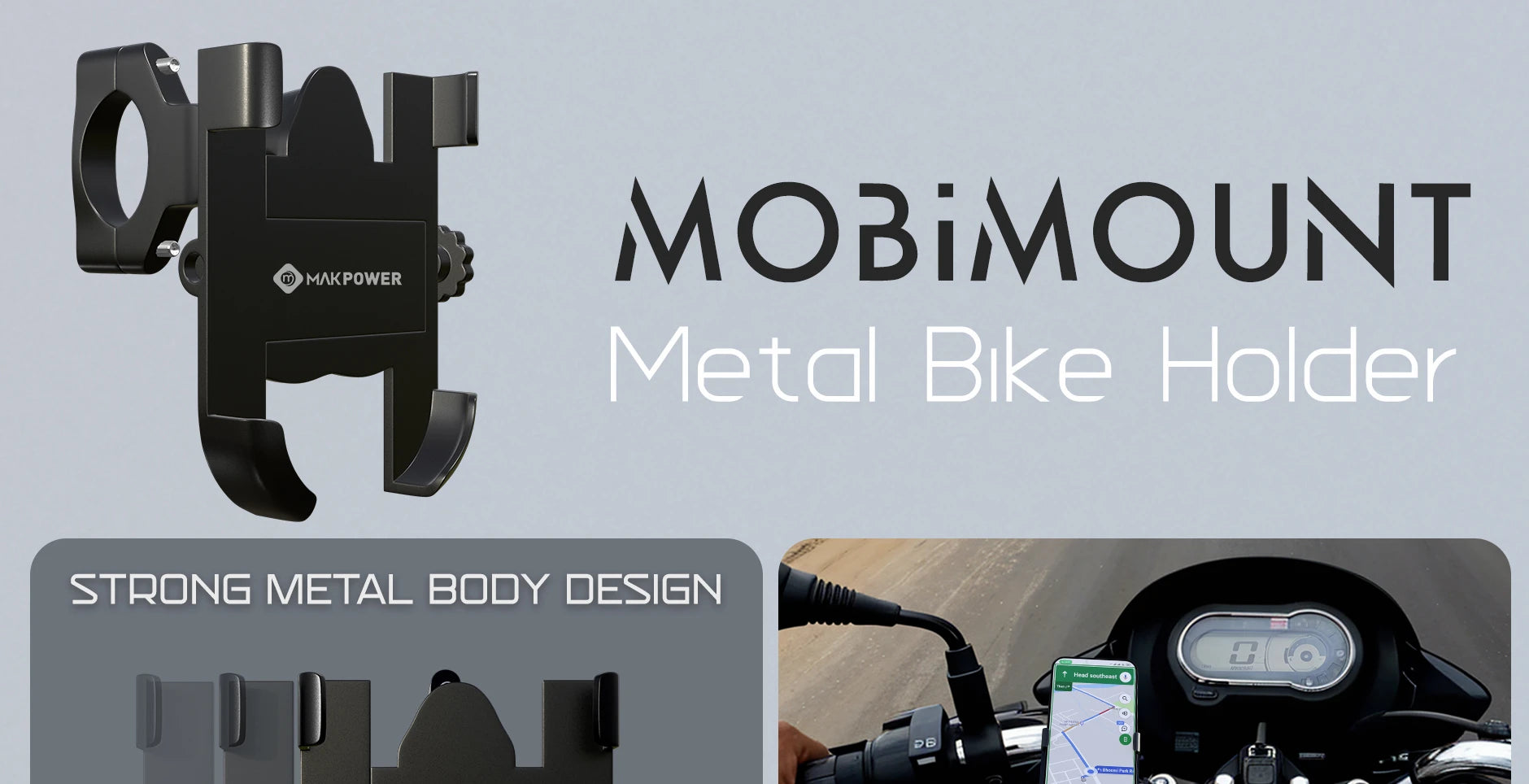 MakPower Metal Bike Holder mobimount