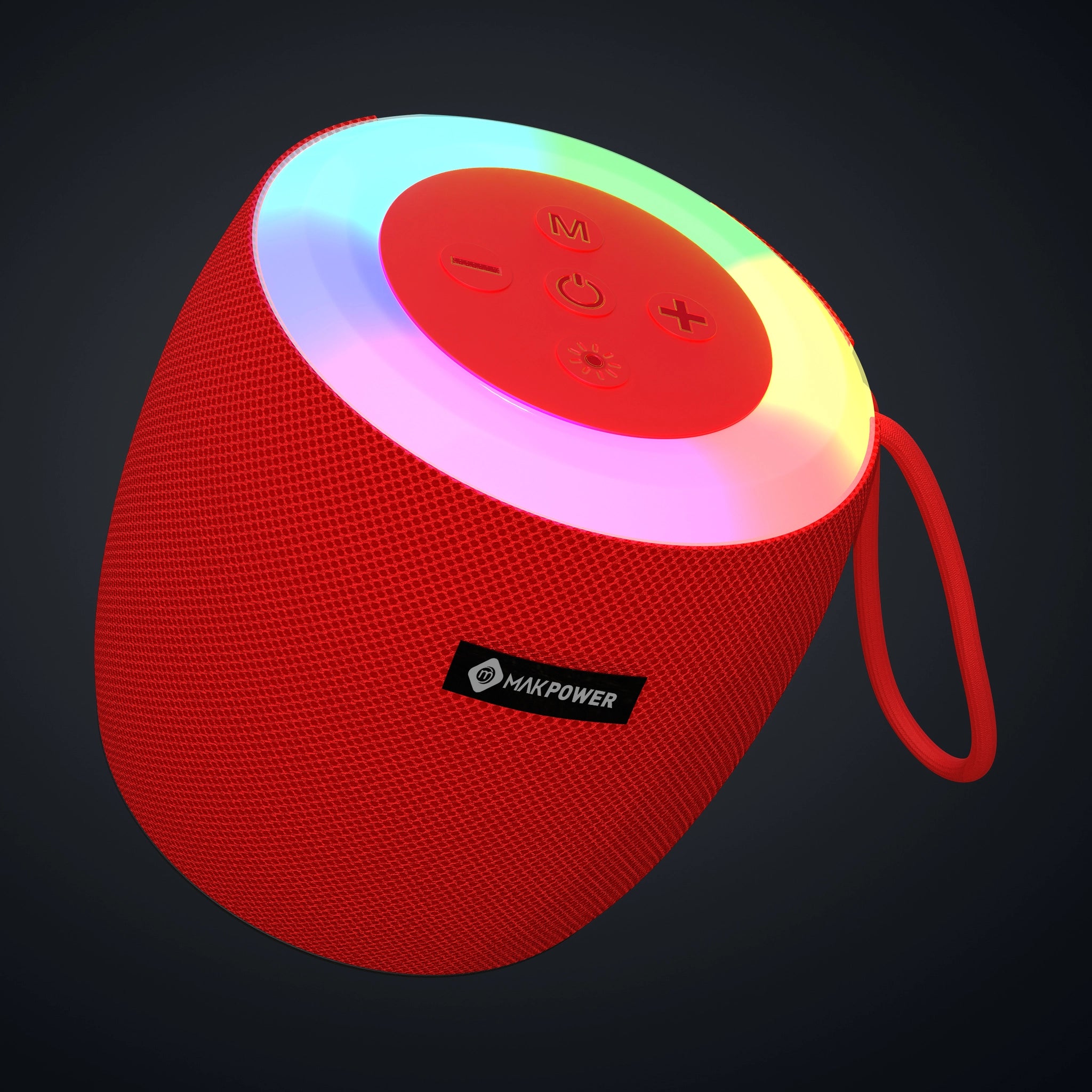 MakPower Ministar Mini Bluetooth Speaker Red