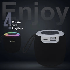 MakPower Ministar Mini Bluetooth Speaker black with 4 hours Playtime