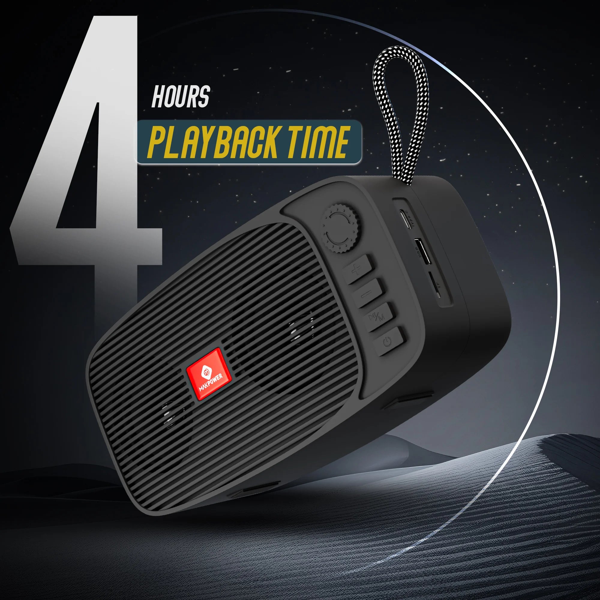 Portable Speaker with large playback
