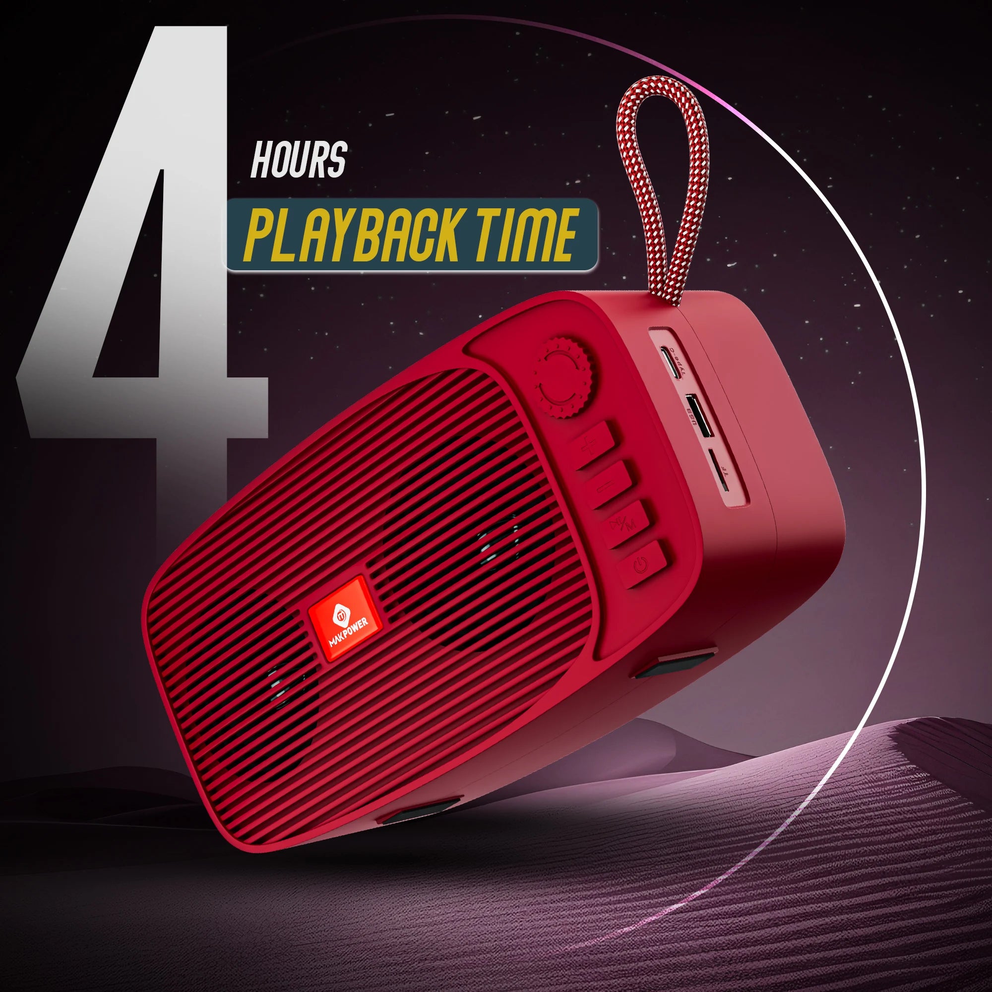 Portable Speaker with large playback