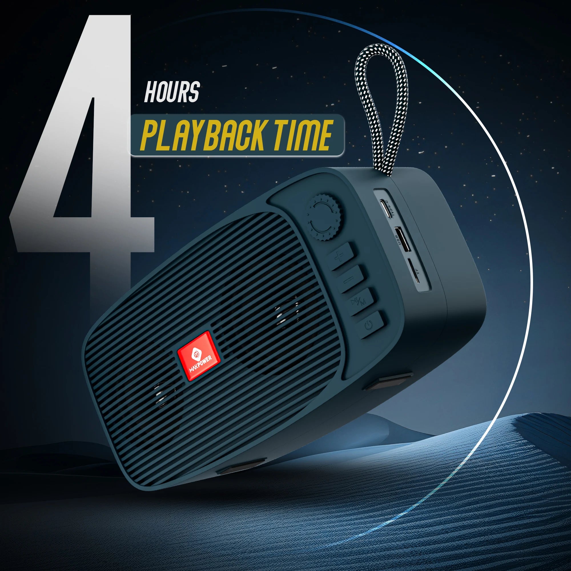Portable Speaker with large playback