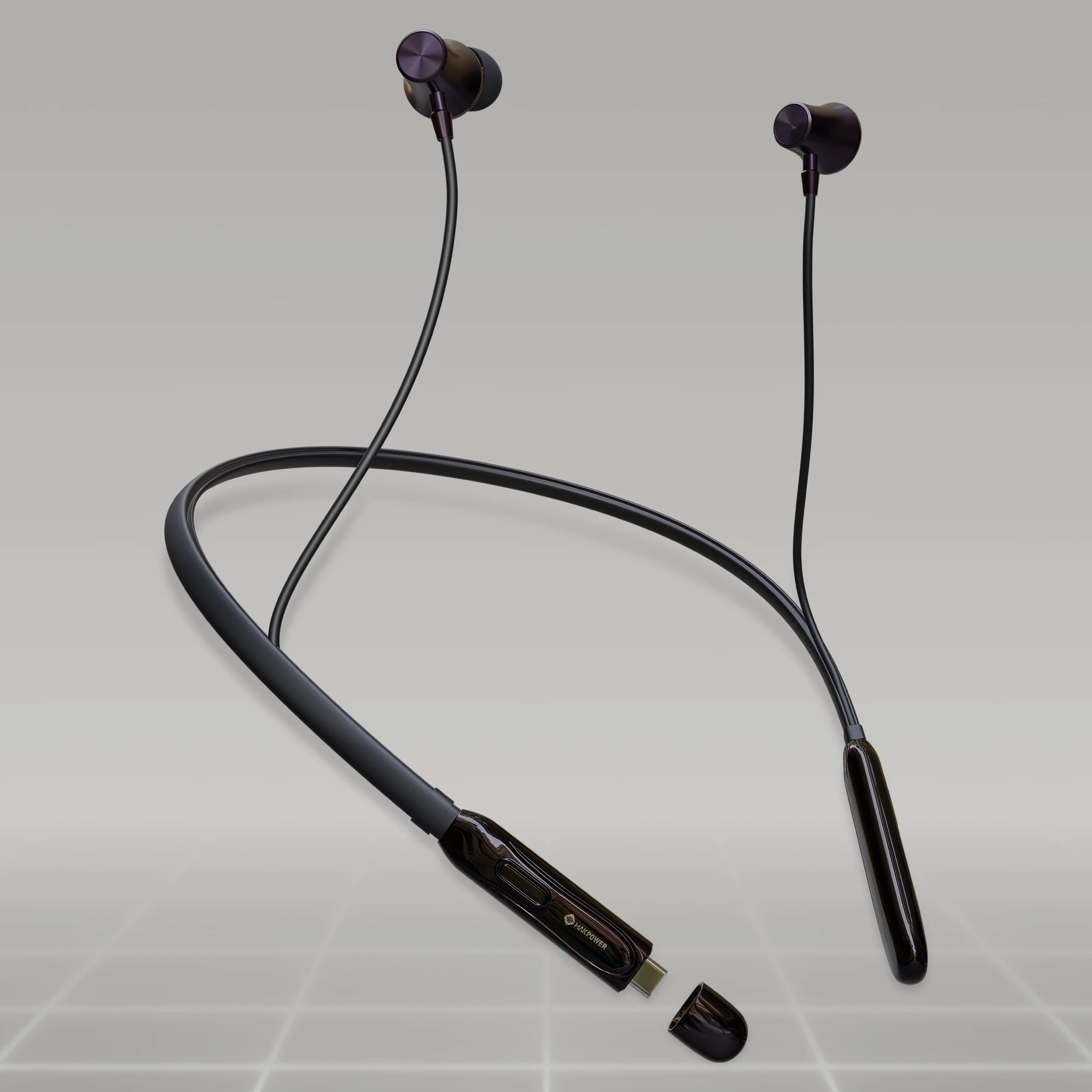 BLAZE MUSIC Bluetooth Neckband 320 BOLD BLACK