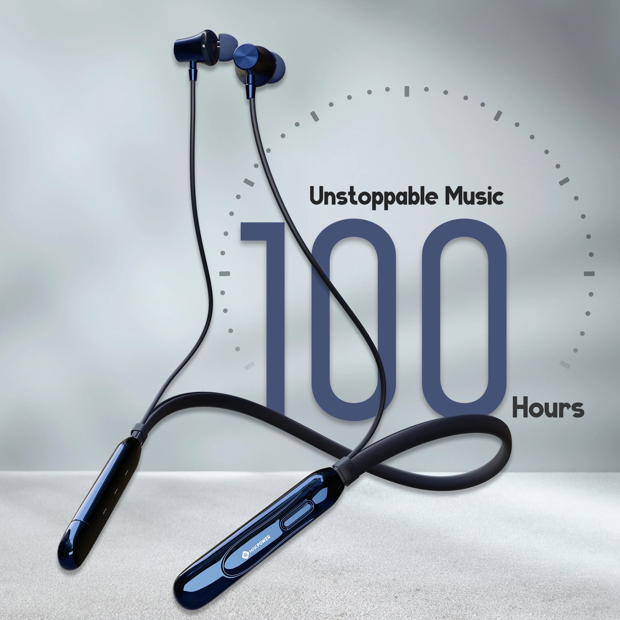 Neckband with 100 hours playtime