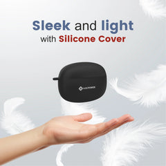 Mak Power BUDS-NXT Wireless Earbuds 114 Black  with Silicon Cover