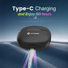 Mak Power BUDS-NXT Wireless Earbuds 114 Blue with Type-C fast Charge