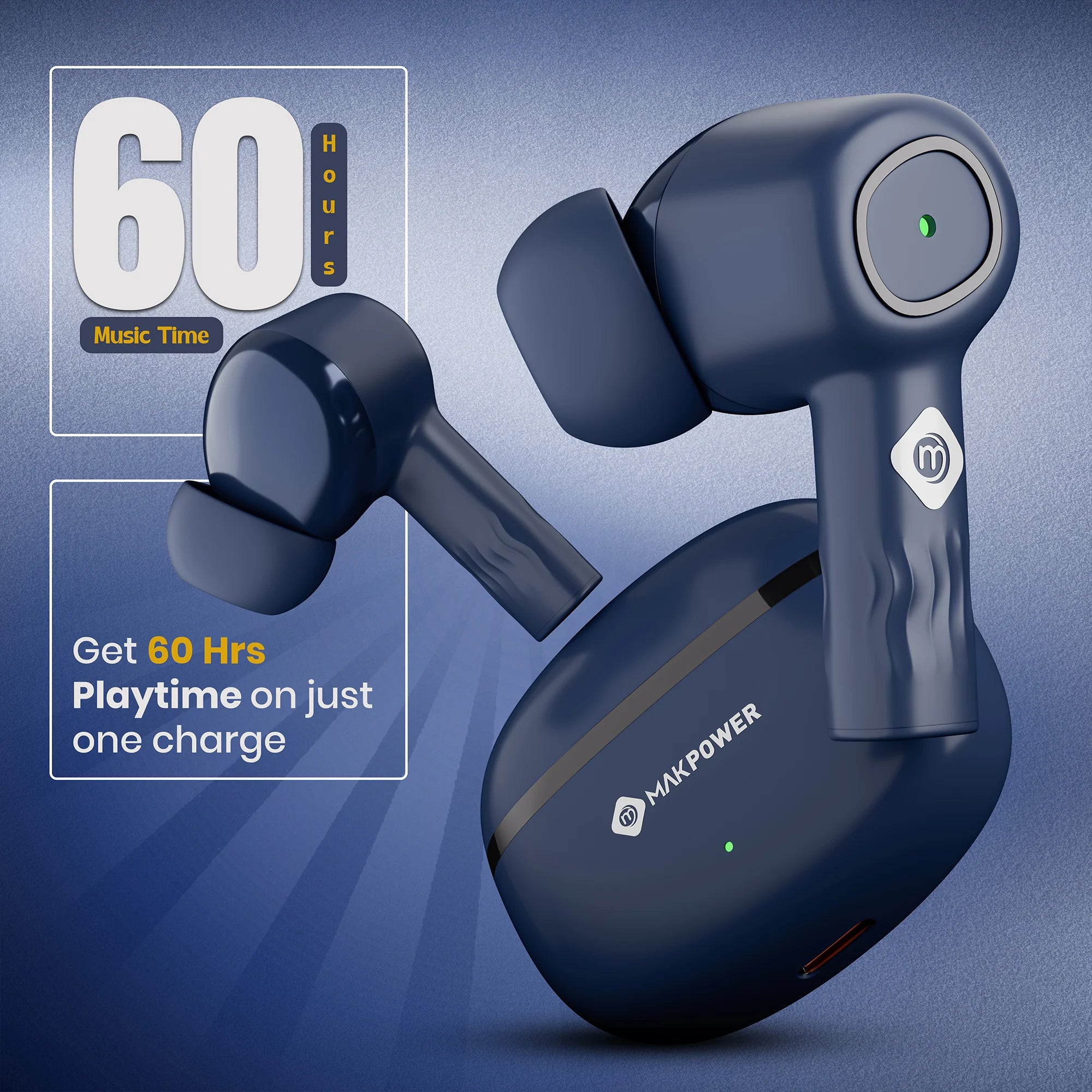 Best ANC Wireless Earbuds with 60 Hours Playtime