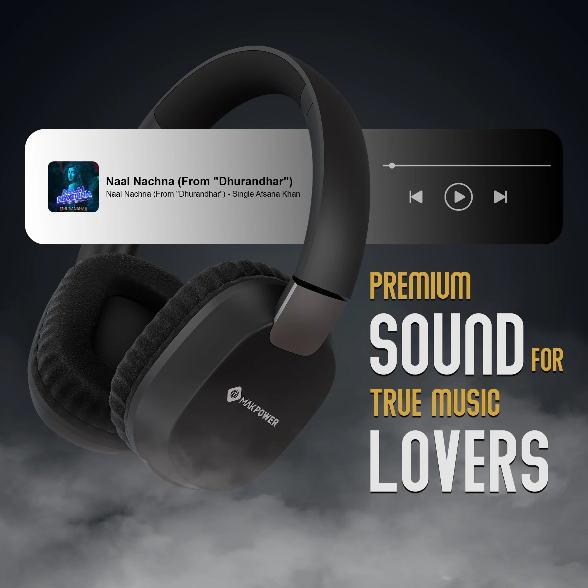 wireless headphone with spatial sound
