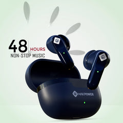 Budget-friendly TWS Earbuds MakPower_Music_Gear_25_Blue 48 Hours Non-Stop Music
