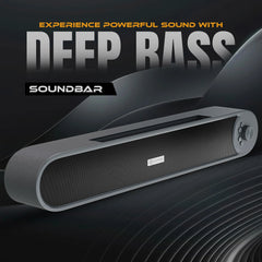 Sound bar with deep bass
