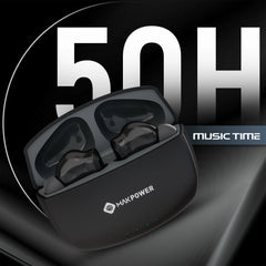 wireless earbuds MAK POWER Storm 50H battery