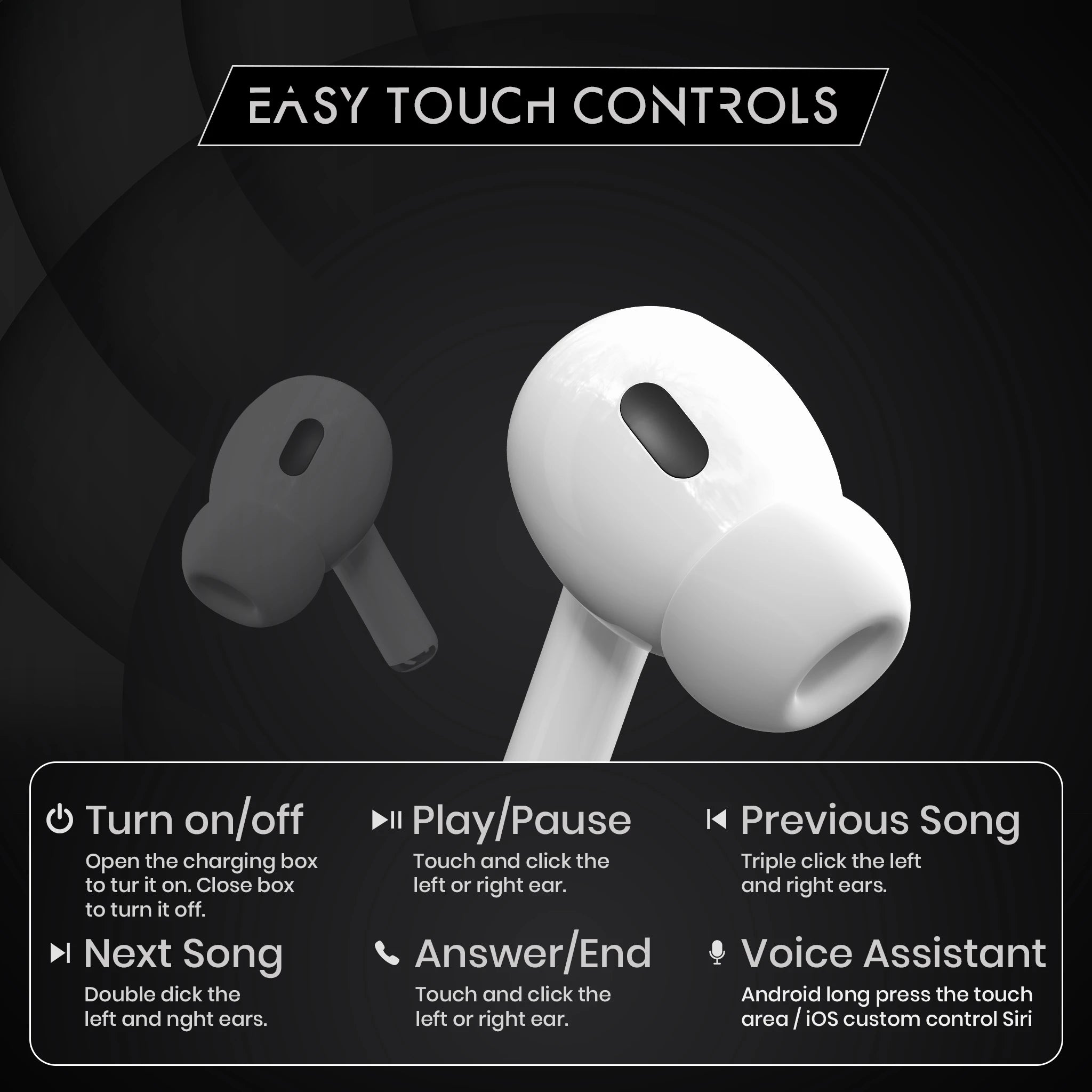 tws earbuds with wireless charging