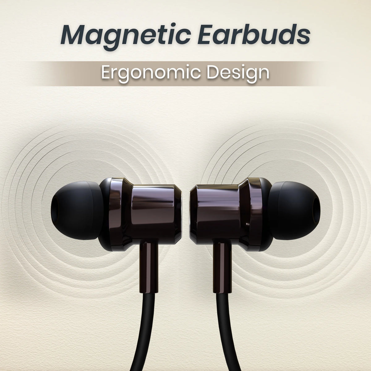 Magnetic buds neckband