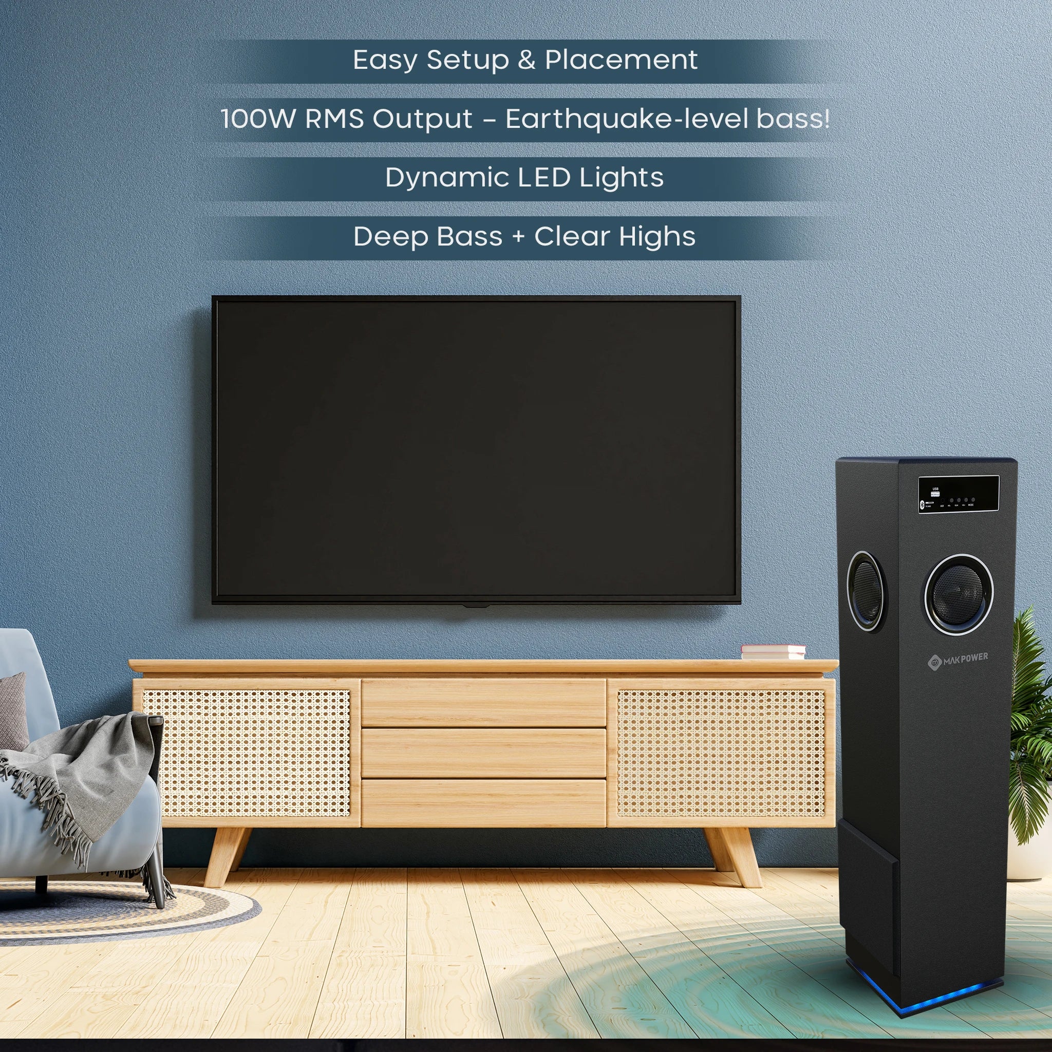Makpower Affordable tower speakers