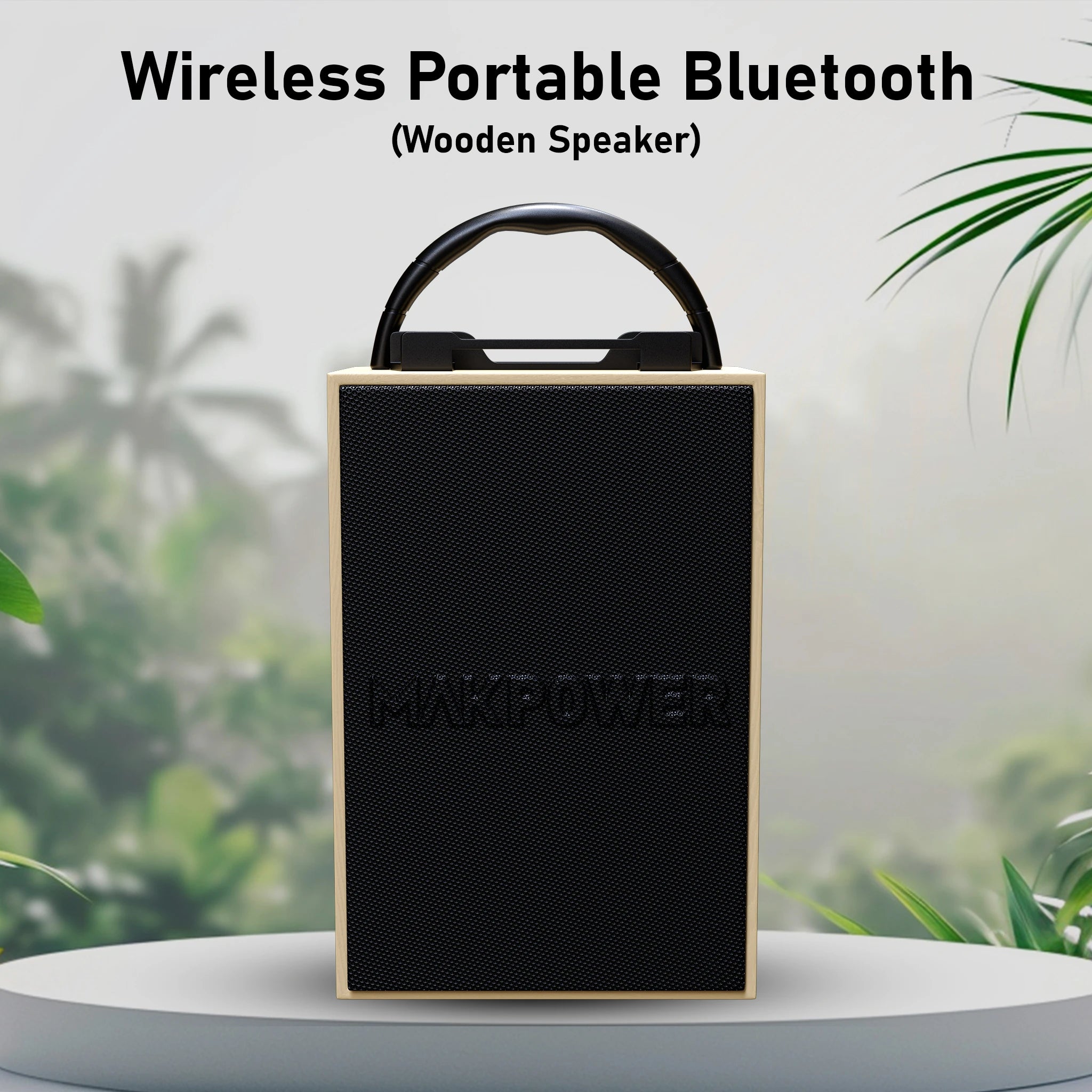 Stylish Wooden Hanging Speaker for Home Decor and Parties