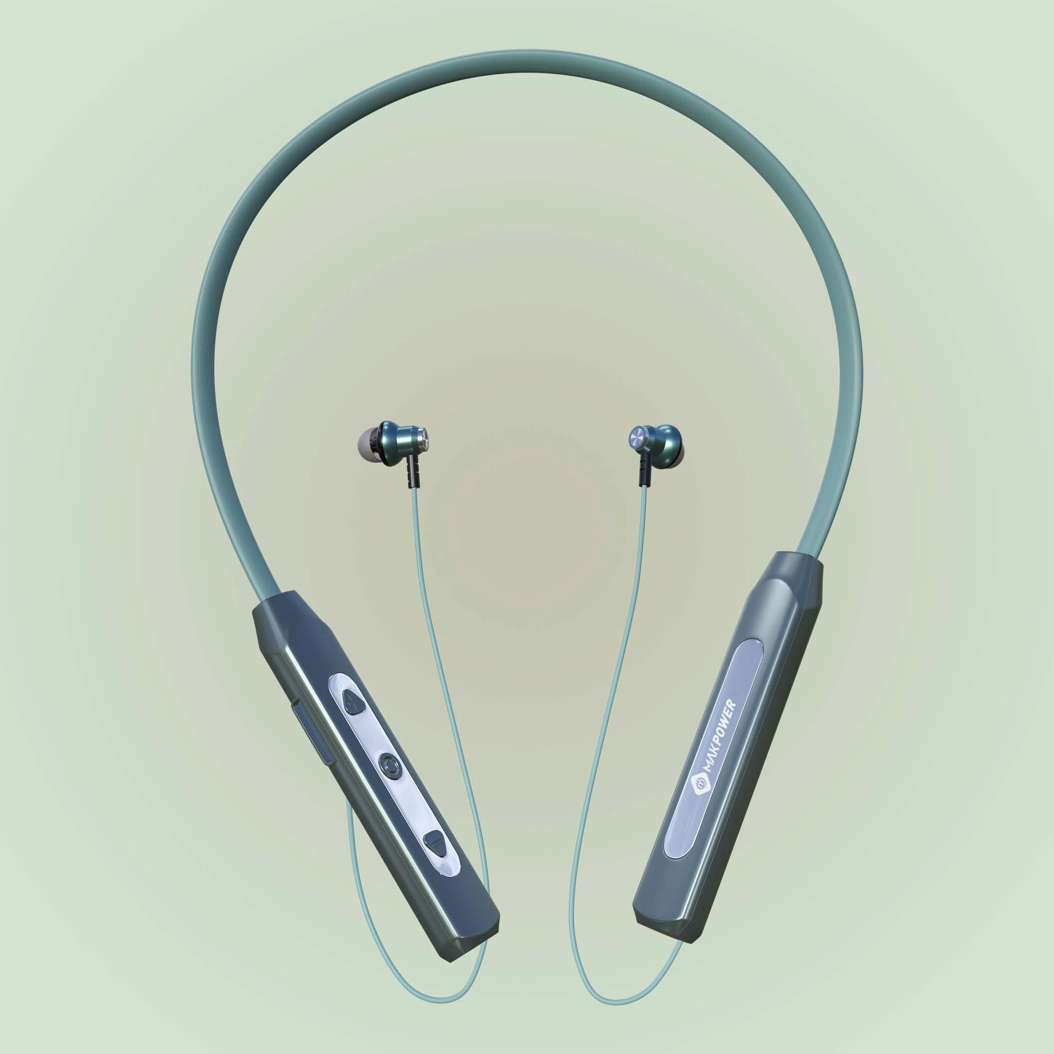 Wireless Neckband MakPower Musicly 256 Blue