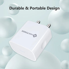 MAK POWER Fast X iPhone Charger with lightning cable
