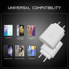 MAK POWER Fast X Samsung Charger with type c cable