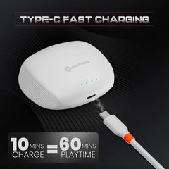 wireless earbuds MAK POWER Storm 50H battery