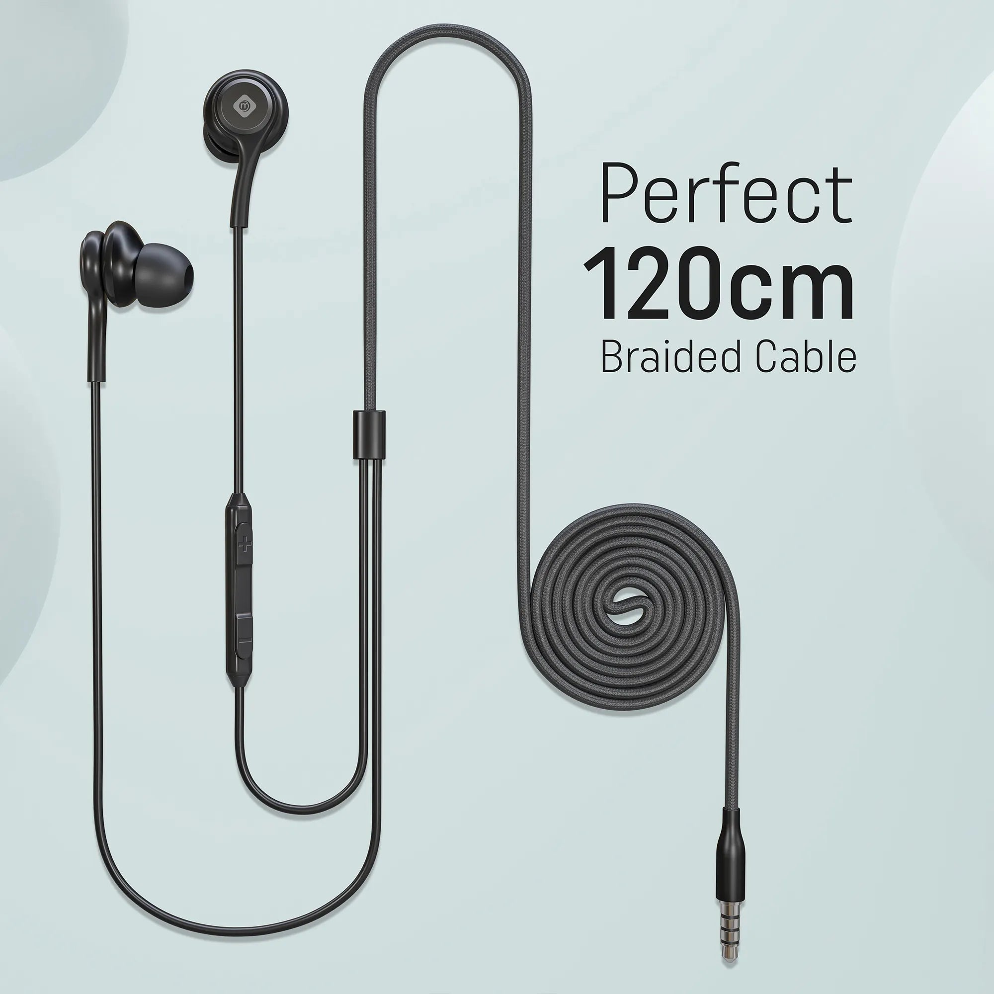 Wired Earphones with 120CM length