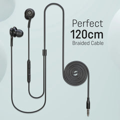 Wired Earphones with 120CM length