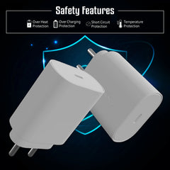 MAK POWER Fast X Samsung Charger with type c cable