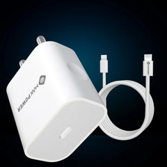 MAK POWER Fast X iPhone Charger with type c cable